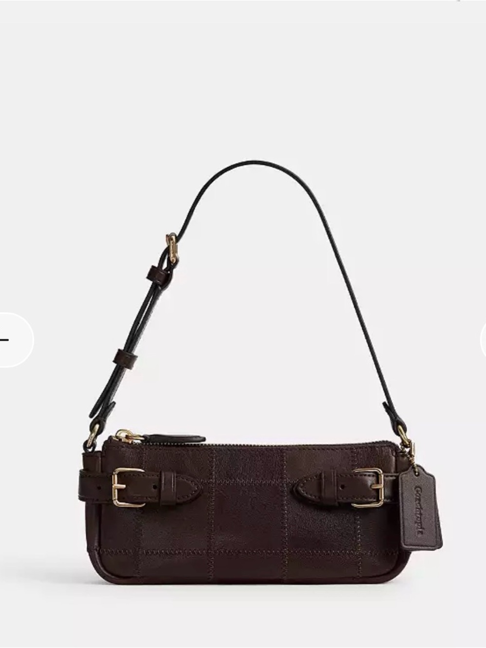 NWT🍁Coach Coachtopia Alter/Ego Side Buckle Shoulder Bag Maple CFM97 Patchwork - Picture 8 of 9